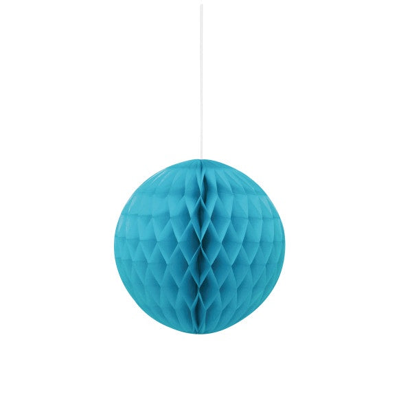 Honeycomb Ball 8In - Carribean Teal