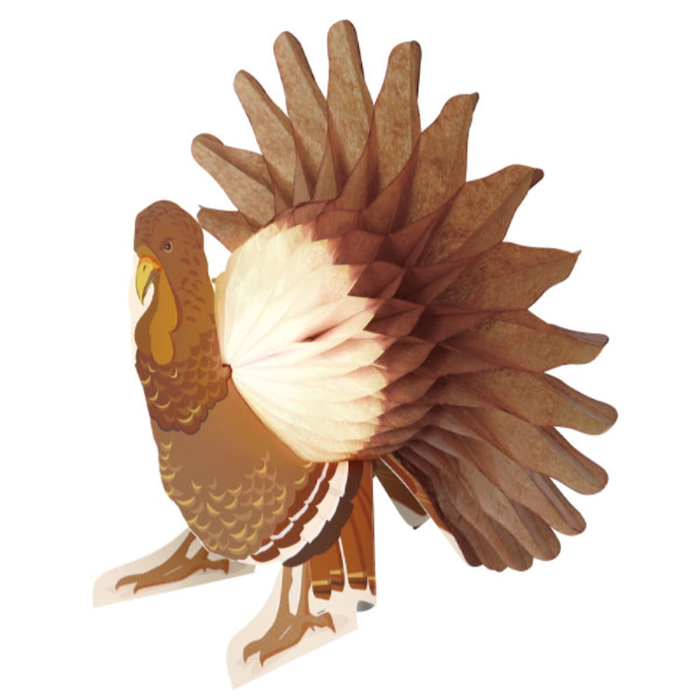 Turkey Honeycomb Centerpiece, 13"
