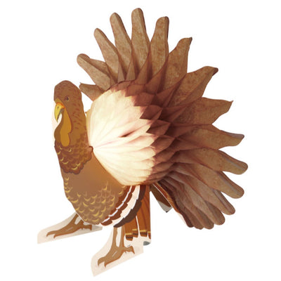Turkey Honeycomb Centerpiece, 13"