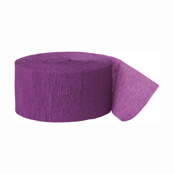 Pretty Purple Crepe Streamer-81 FT