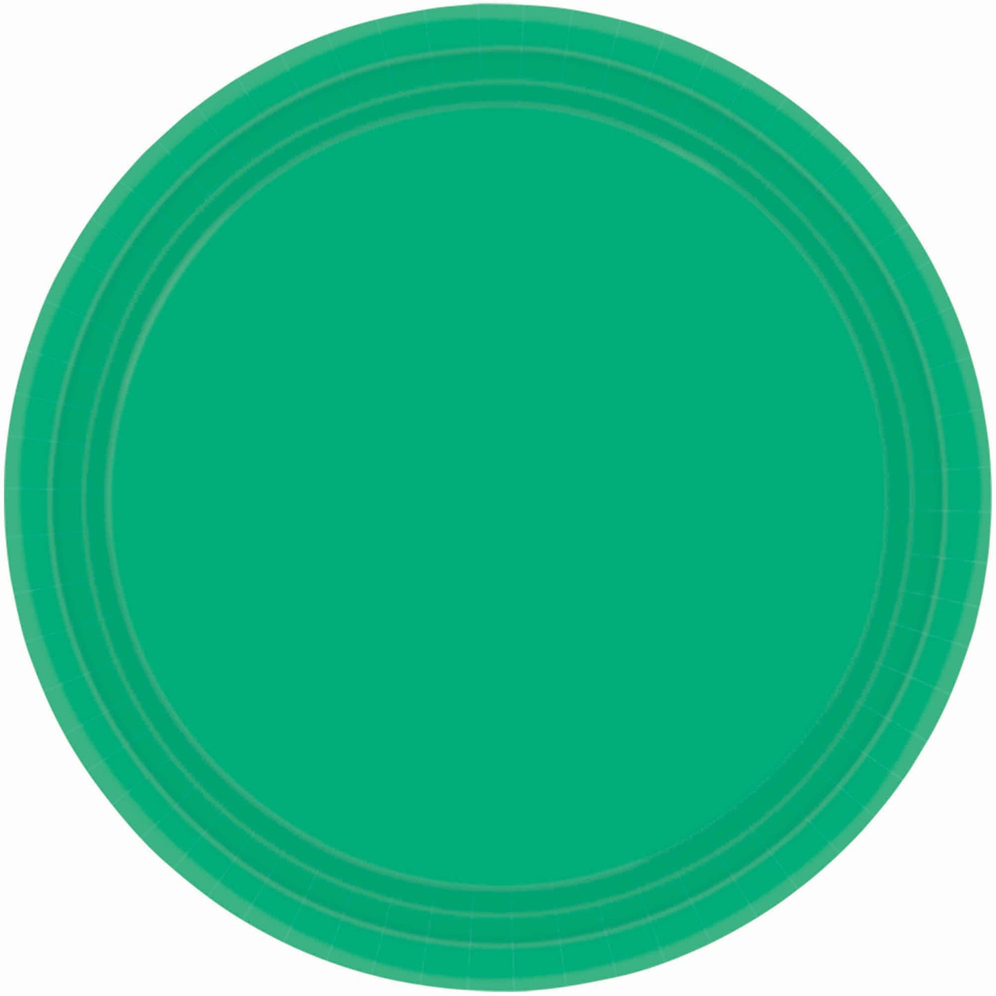 7In Paper Plates - Festive Green