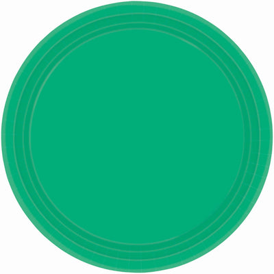 7In Paper Plates - Festive Green