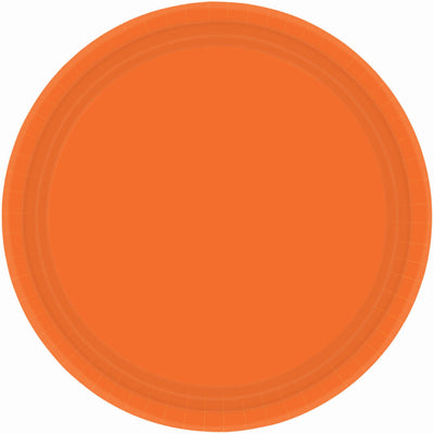 7In Paper Plates - Orange Peel