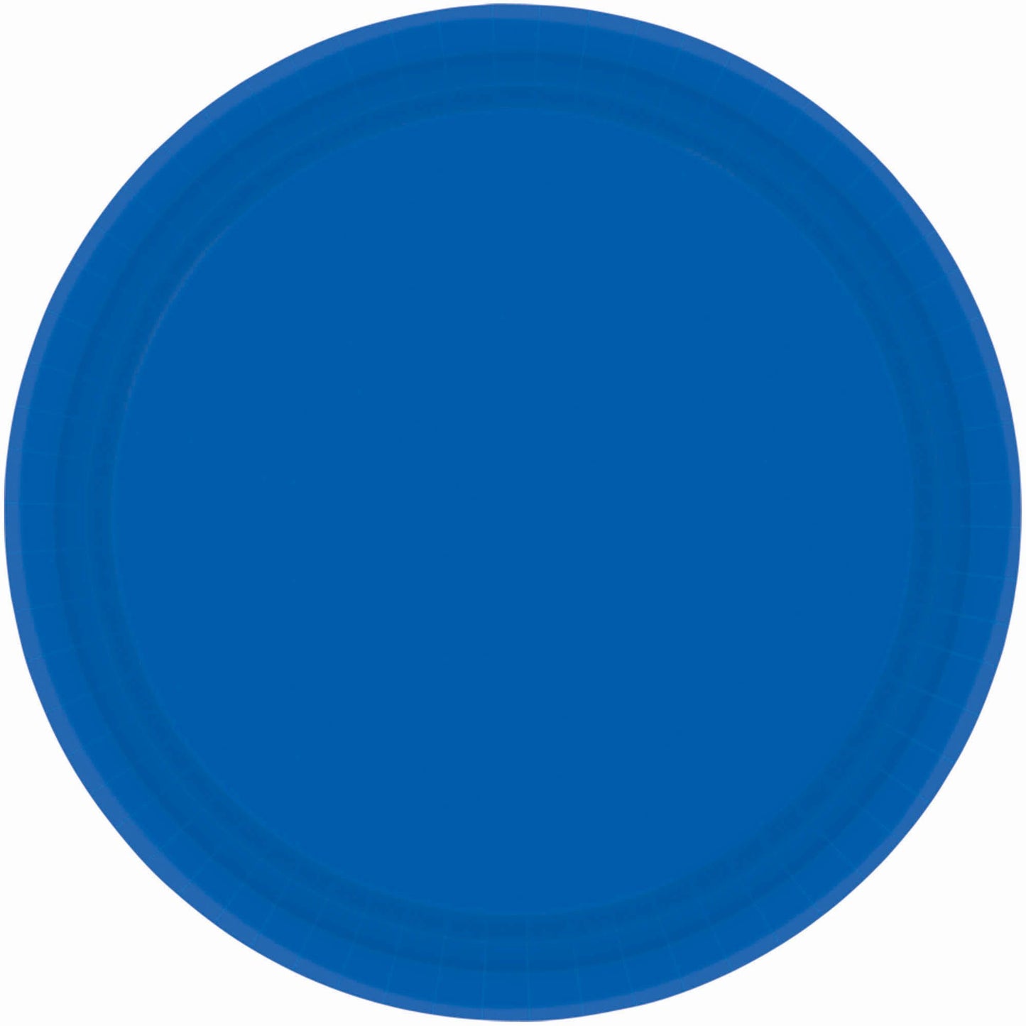 7In Paper Plates - Bright Royal Blue