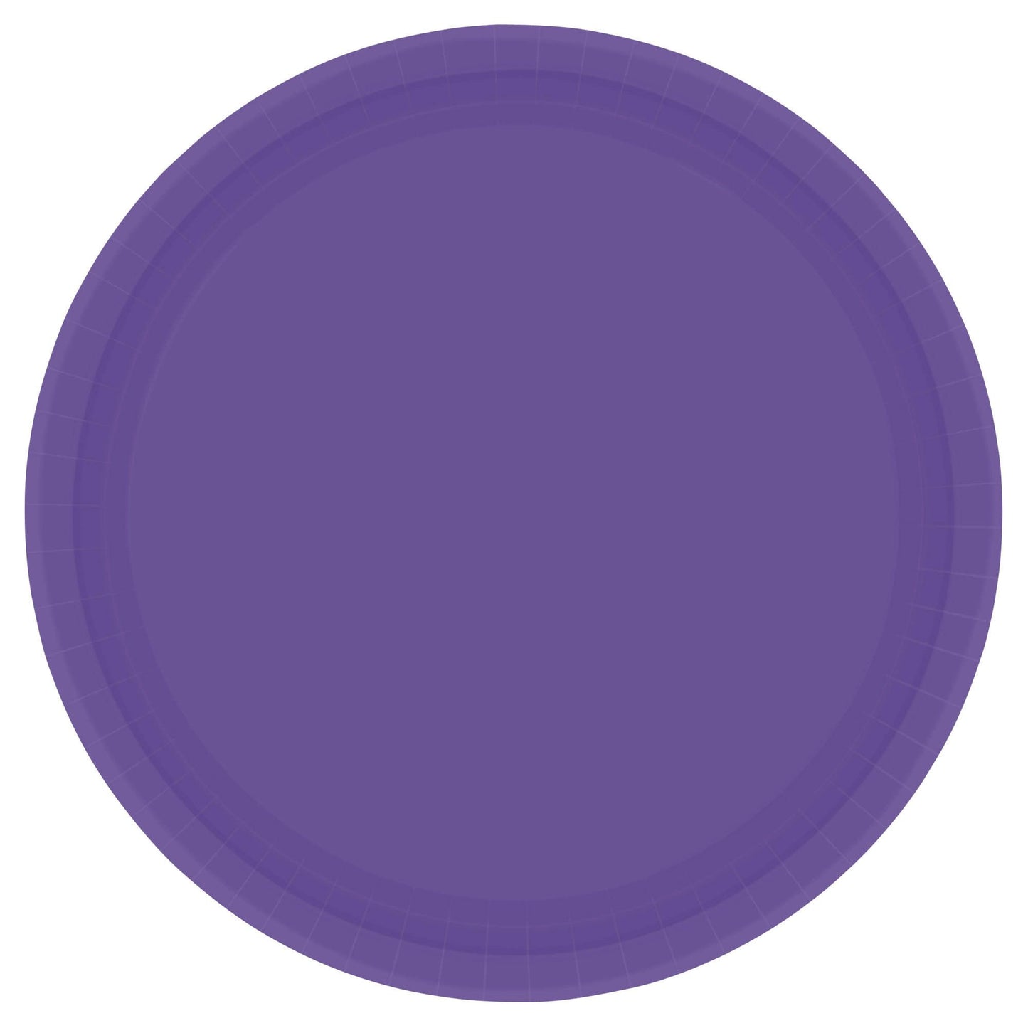 7In Paper Plates - Purple