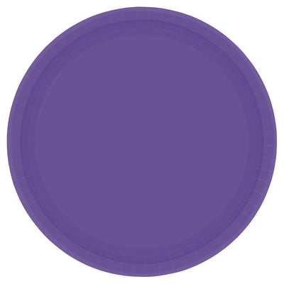 7In Paper Plates - Purple