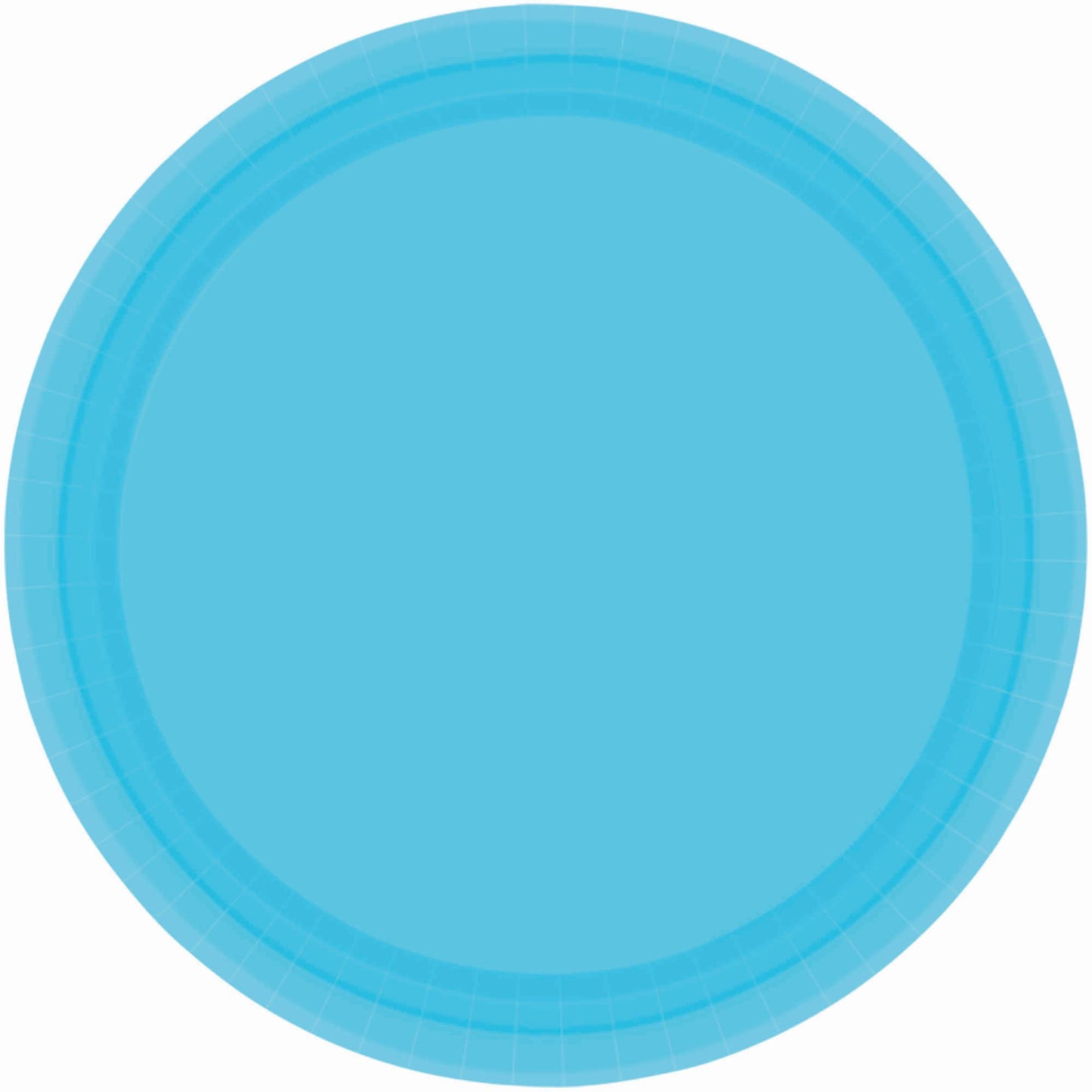 7In Paper Plates - Caribbean Blue