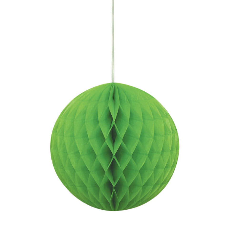 Honeycomb Ball 8In - Lime Green