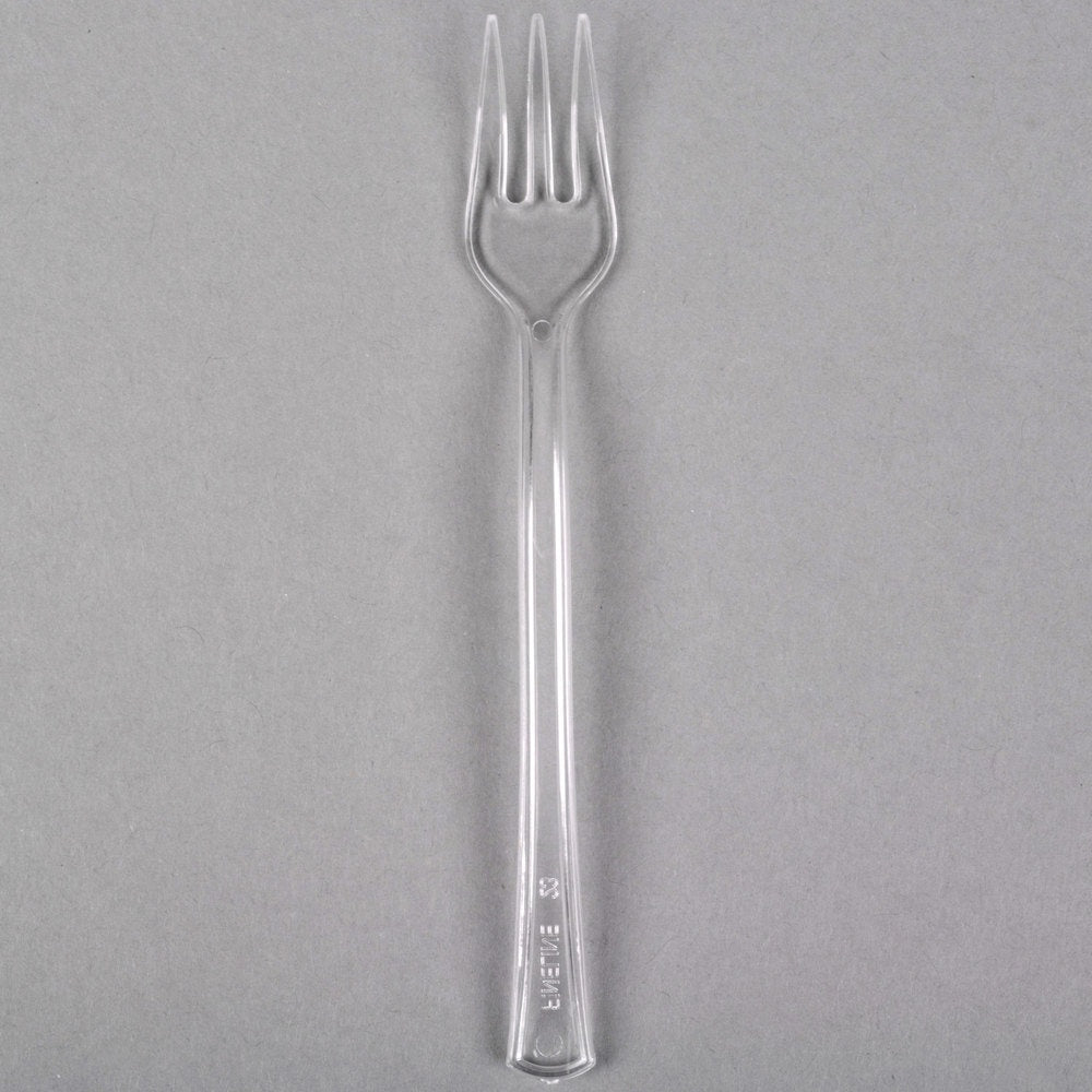4" Tiny Tines (Forks),Clear,48PCS
