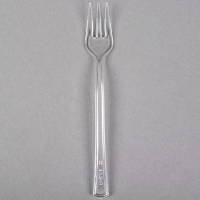 4" Tiny Tines (Forks),Clear,48PCS