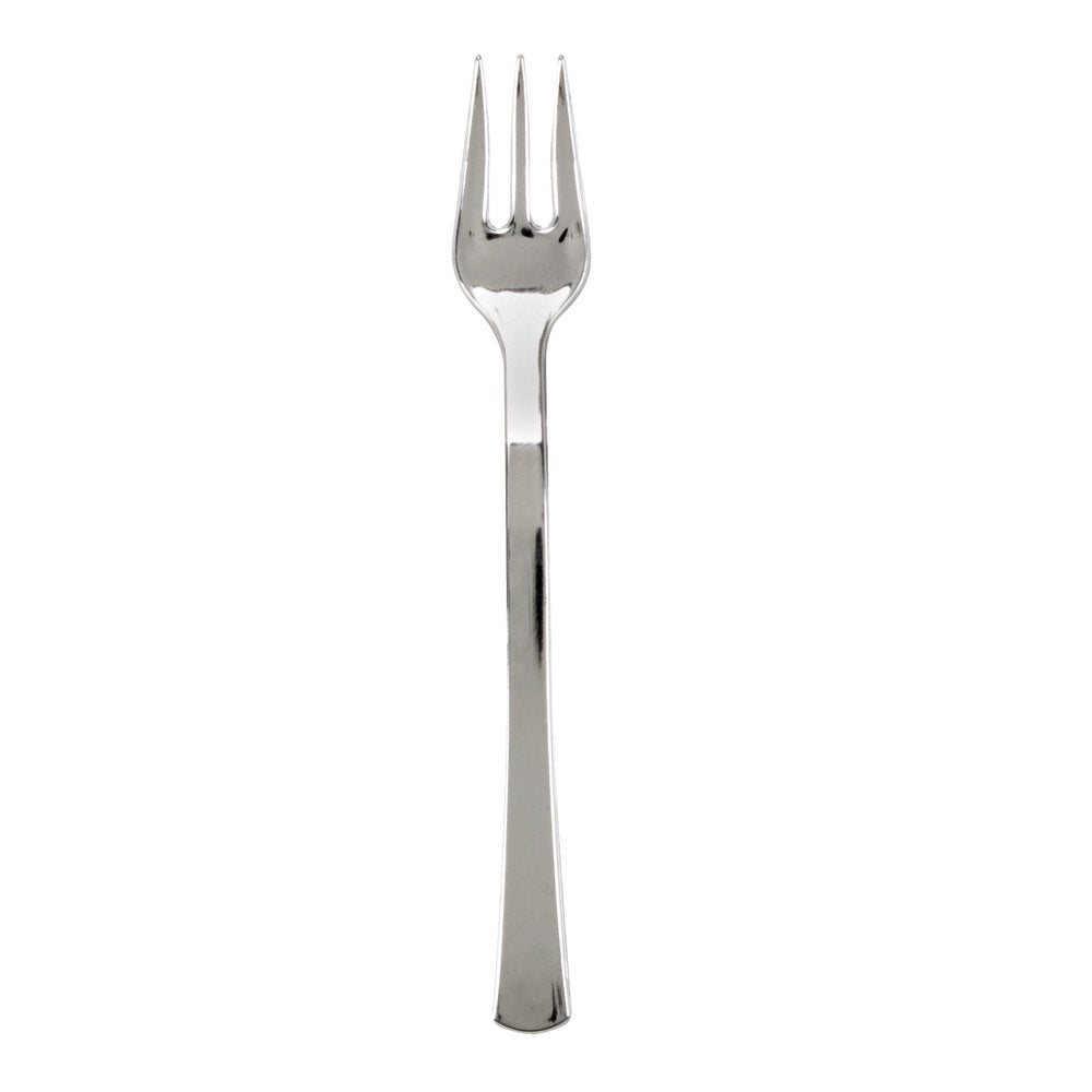 4" Tiny Tines (Forks),Silver - 48PCS