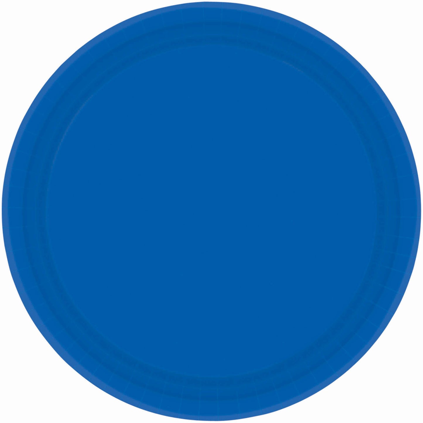 9In Paper Plates - Bright Royal Blue