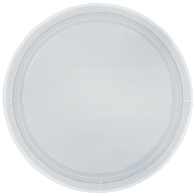 9In Paper Plates - Silver