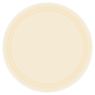 9In Paper Plate - Vanilla Creme