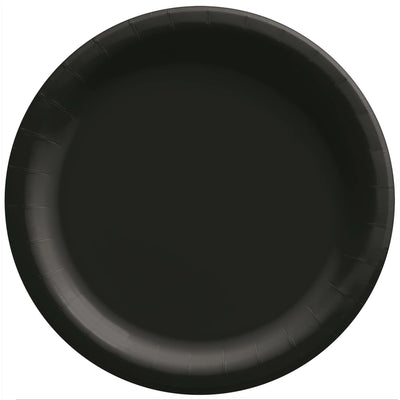 8.5In Paper Plates-Jet Black