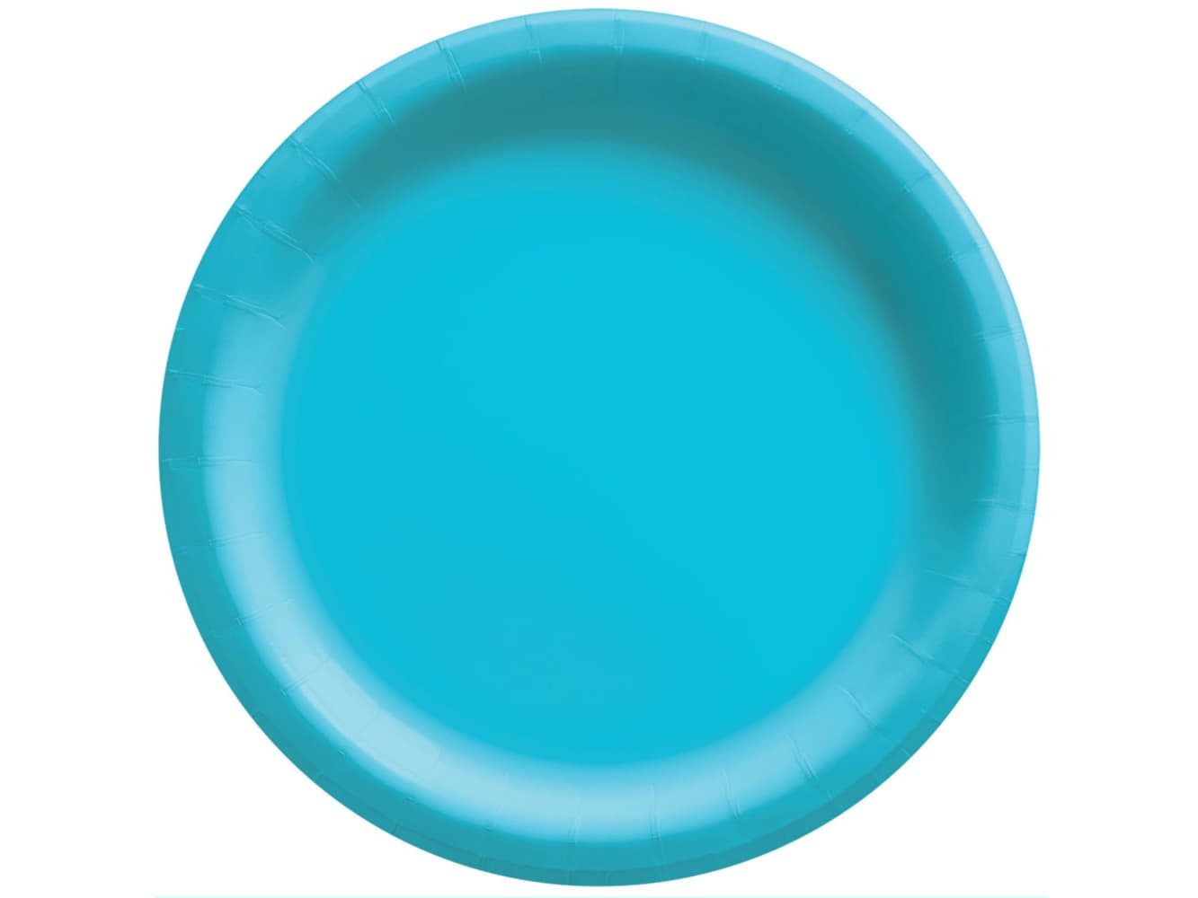 8.5In Paper Plates-Caribbean Blue