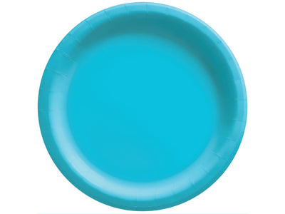8.5In Paper Plates-Caribbean Blue