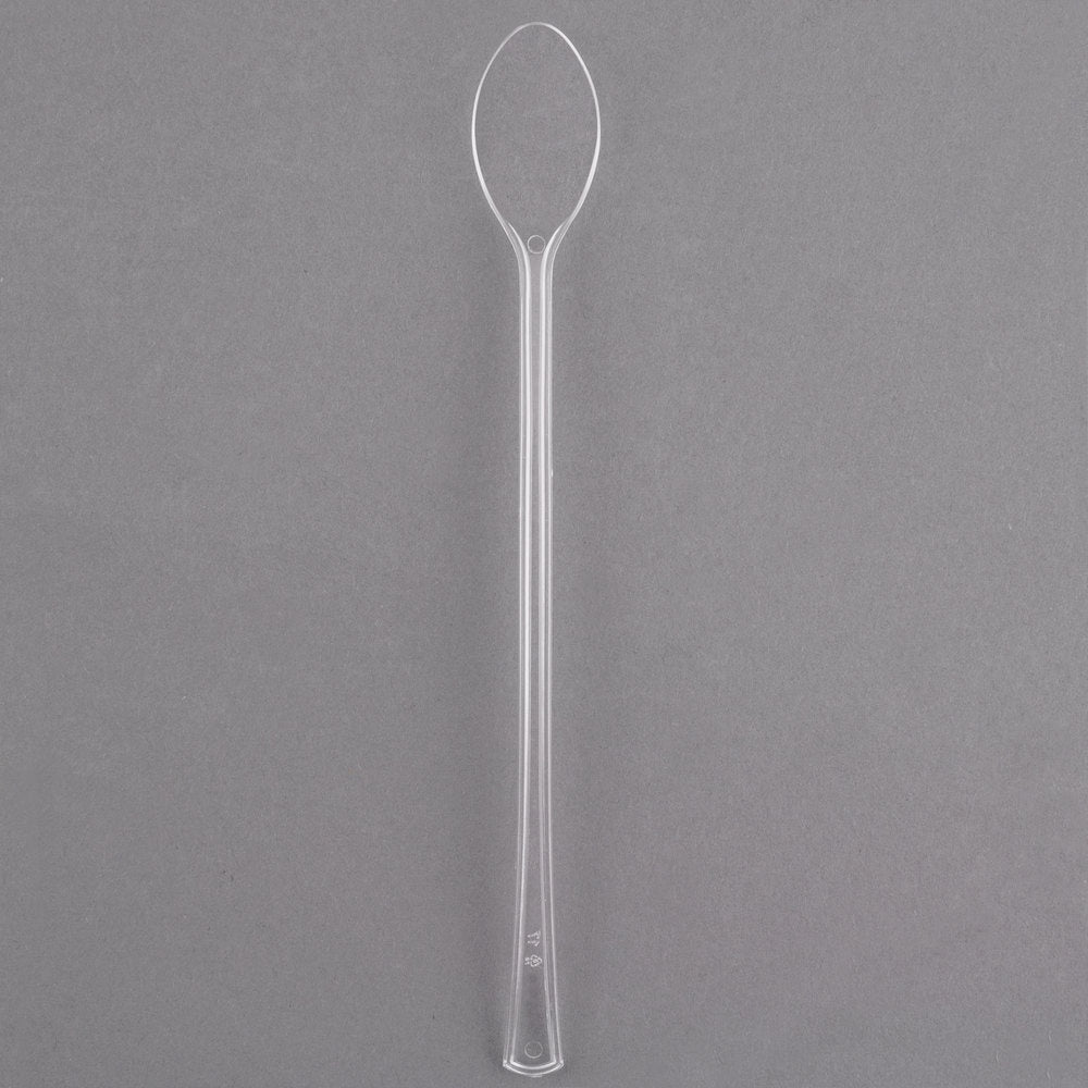 6" Cocktail Spoon,Clear,20Pcs