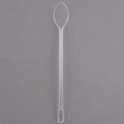 6" Cocktail Spoon,Clear,20Pcs