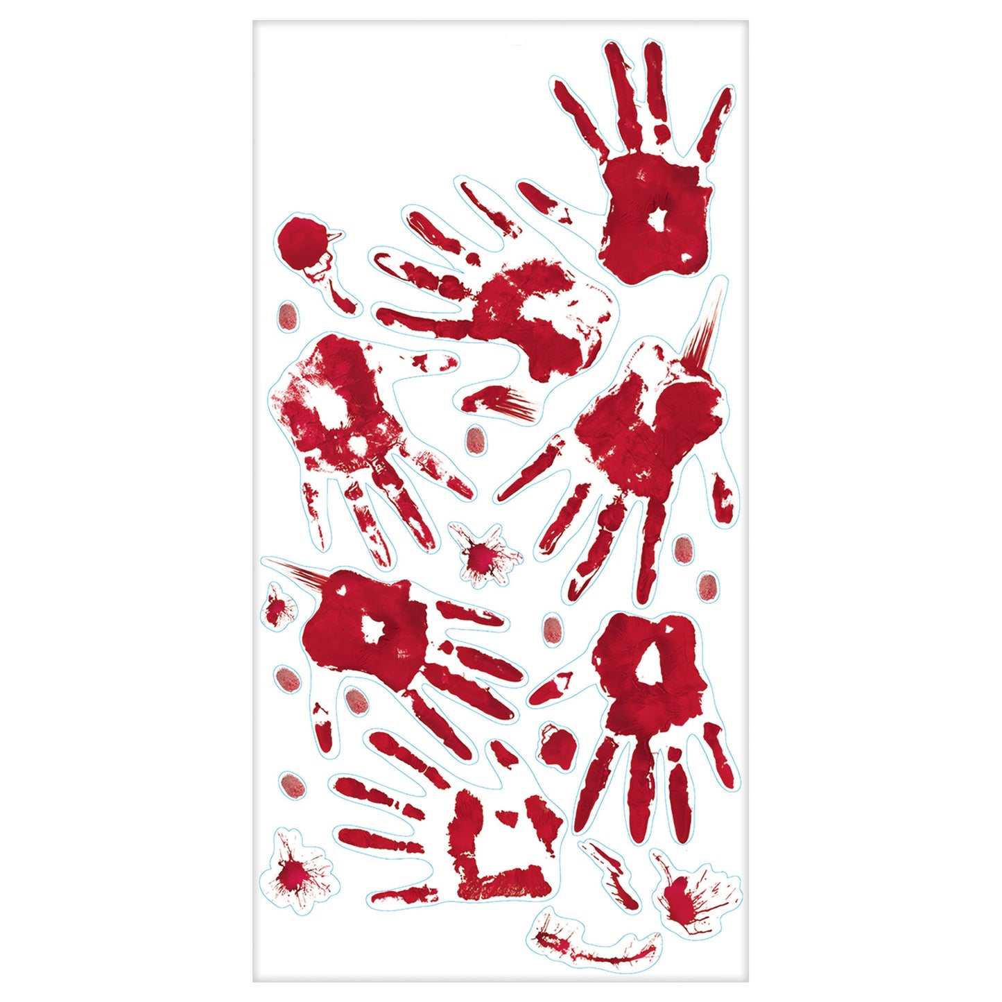 Skeleton Hand Print Wall Grabbers