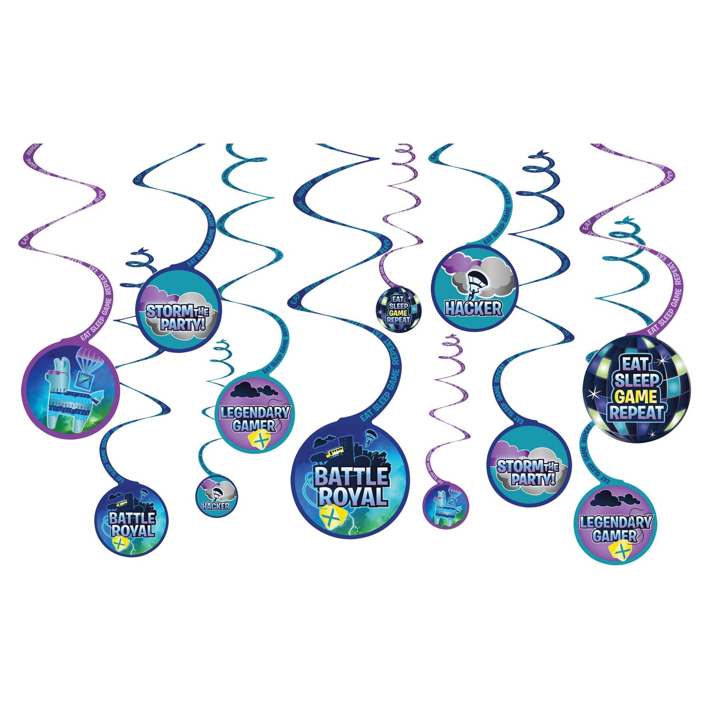 Battle Royal Swirl Decorations