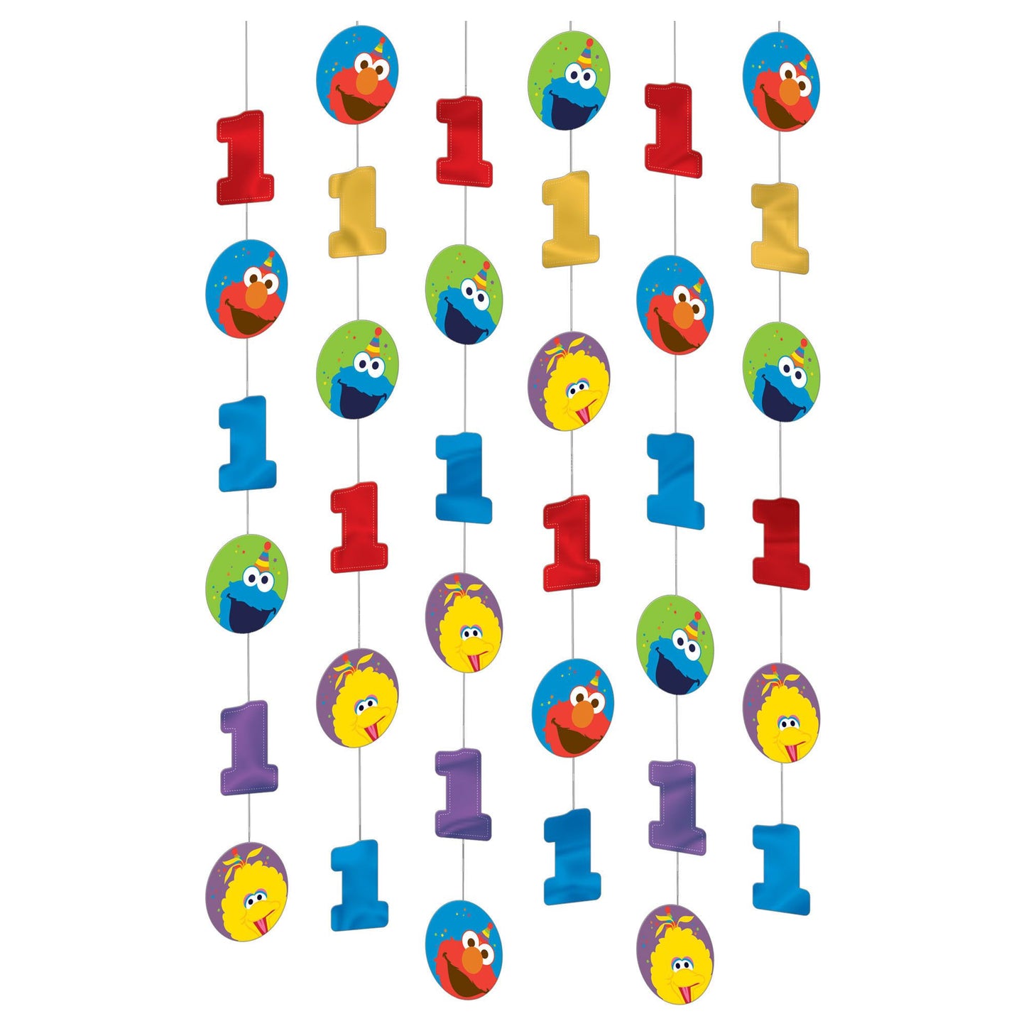 Sesame Streetâ® Elmo Turns One String Decorations