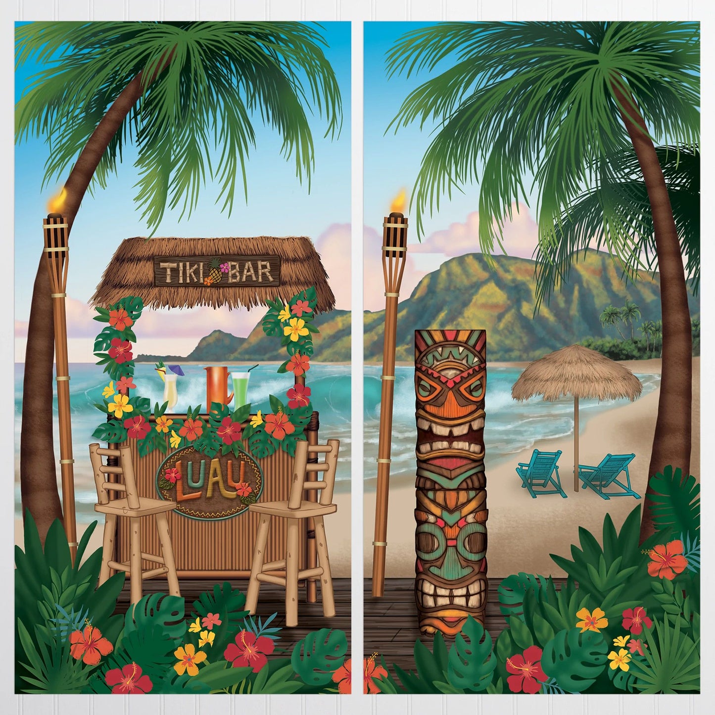 Vintage Tiki Scene Setter