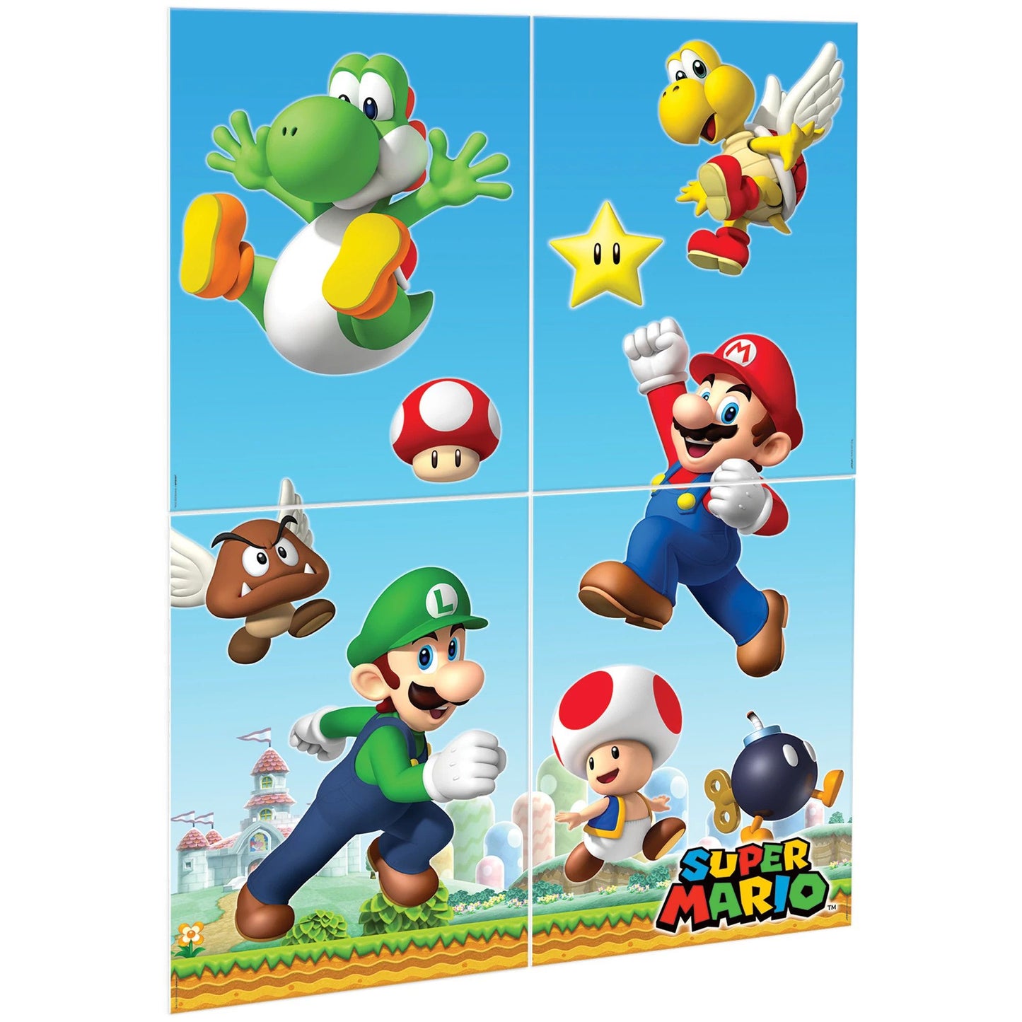 Super Mario Wall Decorating Kit