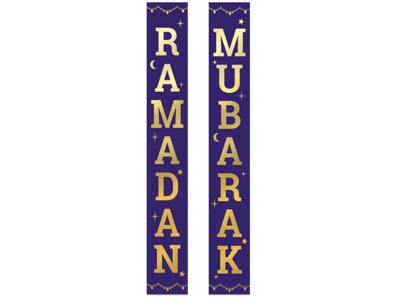Ramadan Mubarek Hanging Flags Decoration,