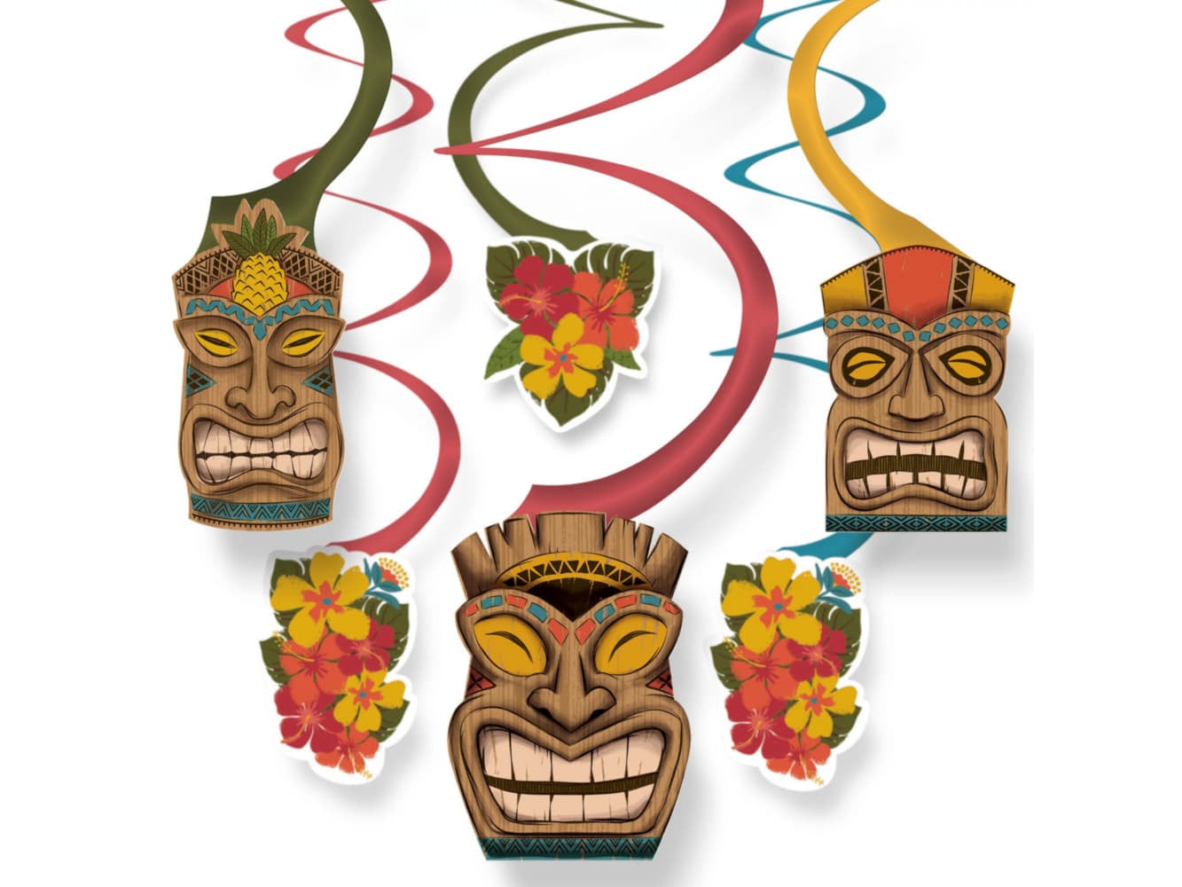 Vintage Tiki Mega Value Pack Swirls-30Pcs