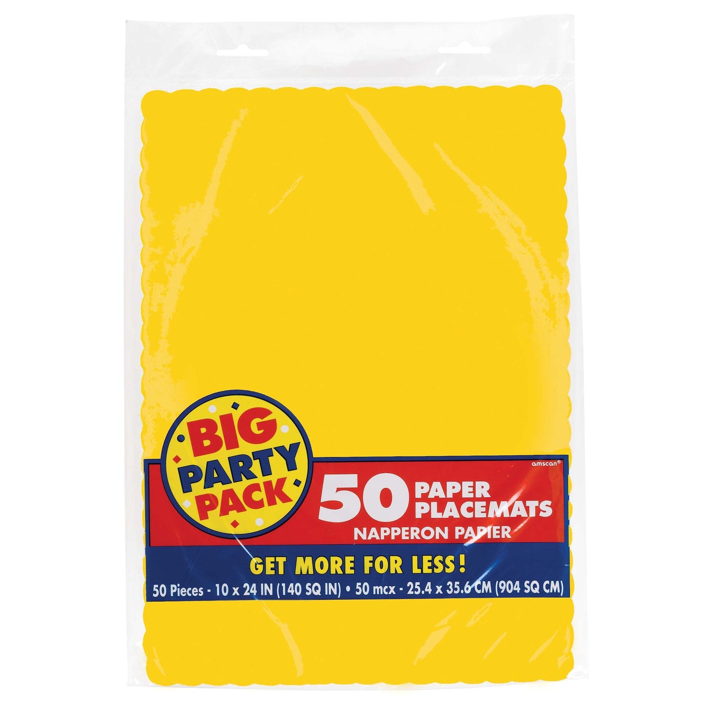 Placemats 50Ct Ylw Snshn Bpp/Disc