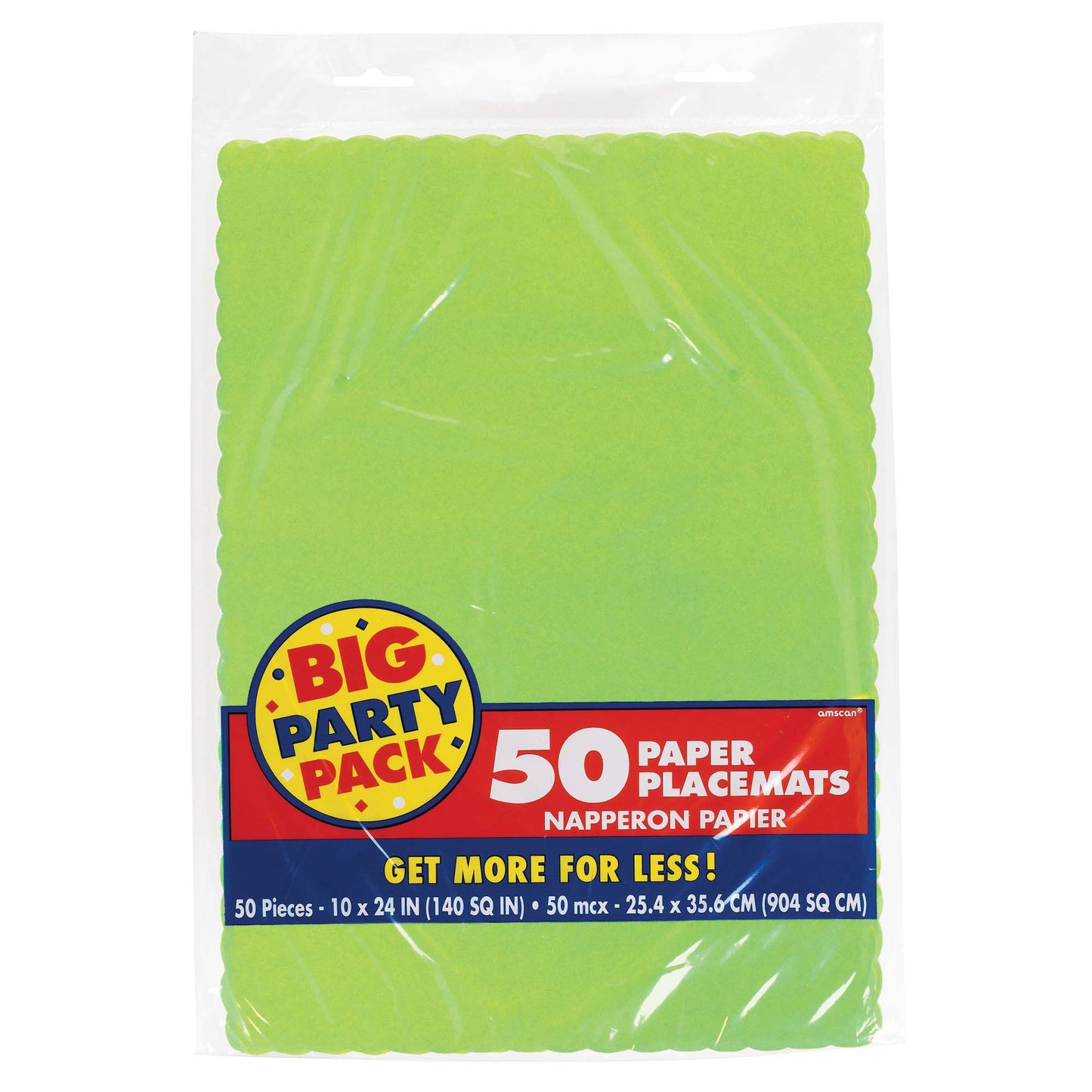Placemats 50Ct Kiwi Bpp/Disc