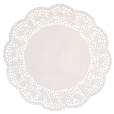 White 6.5" Doilies, 36Ct