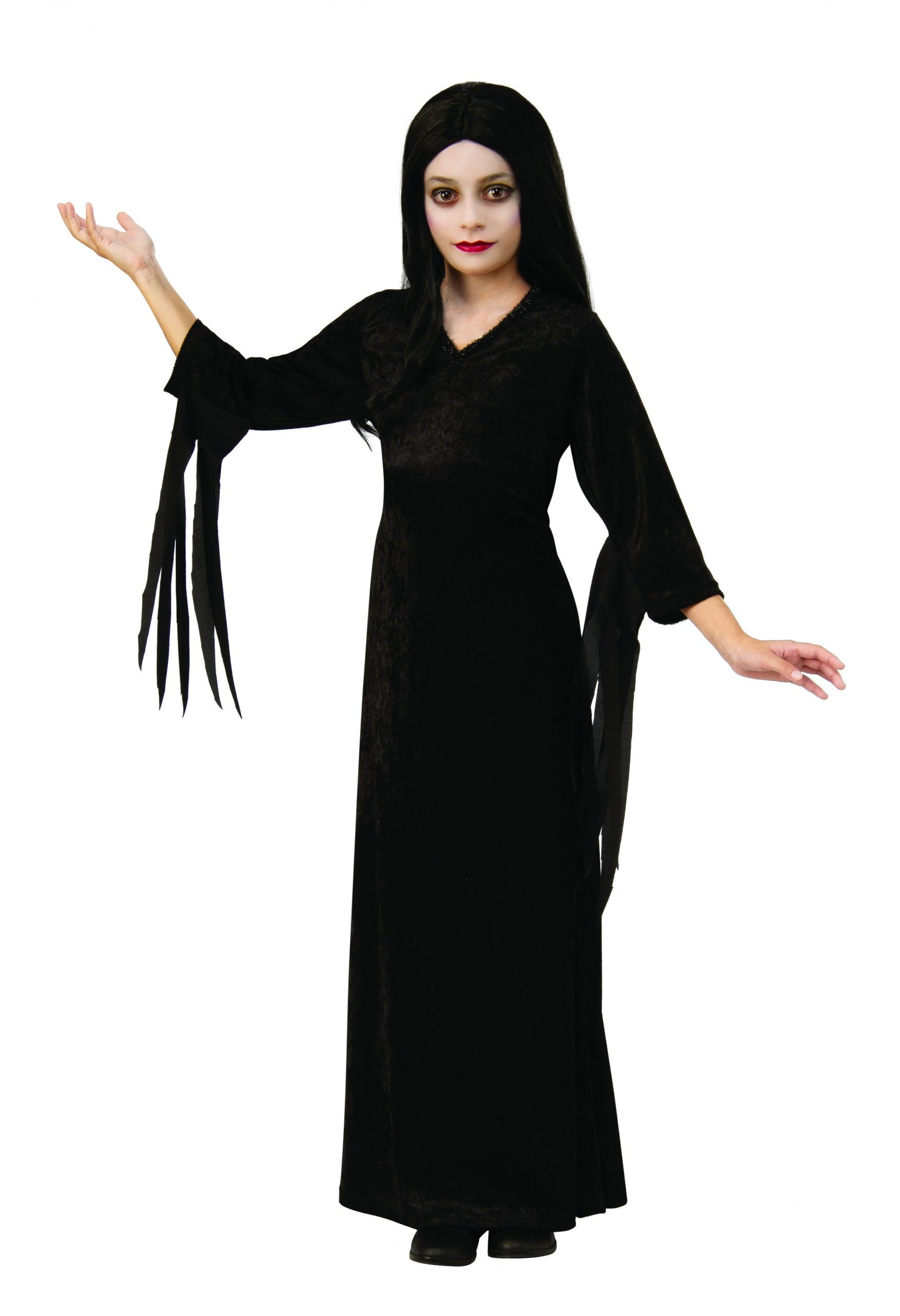 Kids The Addams Family Animated Movie Morticia Costume-M(8-10)