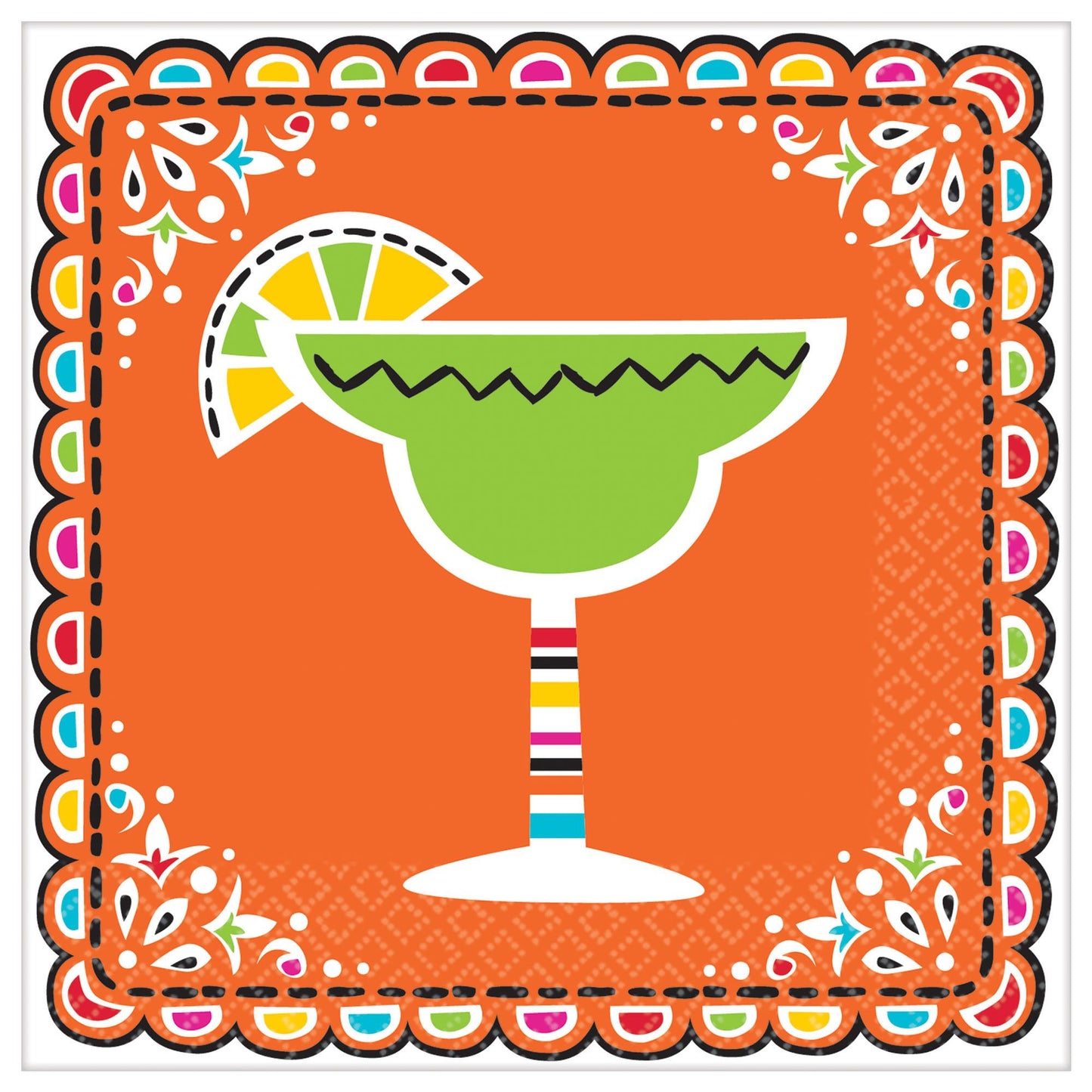 Picado De Papel Bev.Napkins - 36Ct