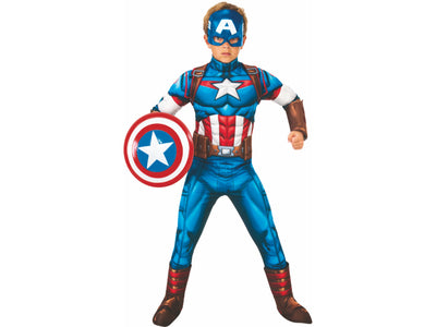 Marvel Avengers Captain America Kids Costume-Small(4-6)