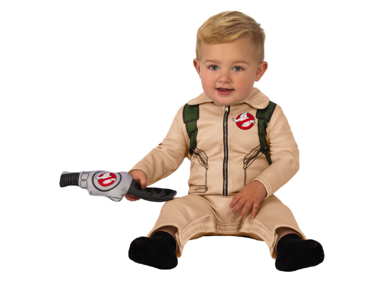 Infant Ghostbuster Costume With Slimer-In(6-12M)