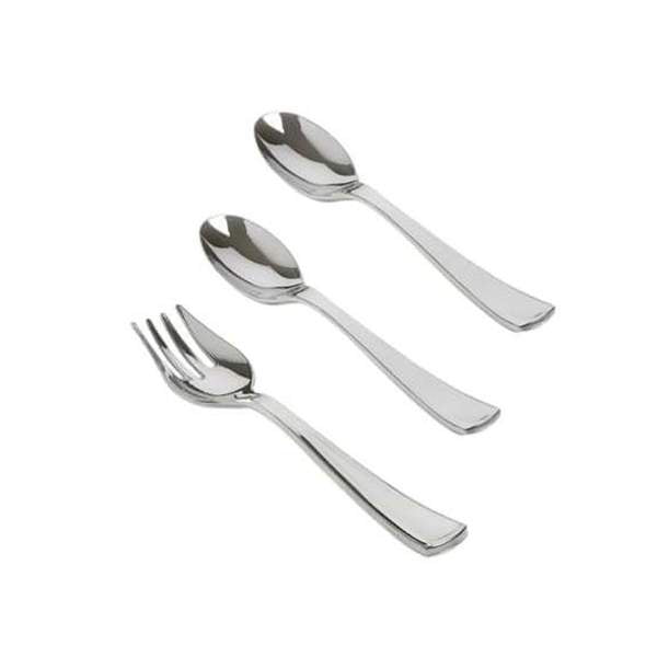 3 Count Silver Serving Set