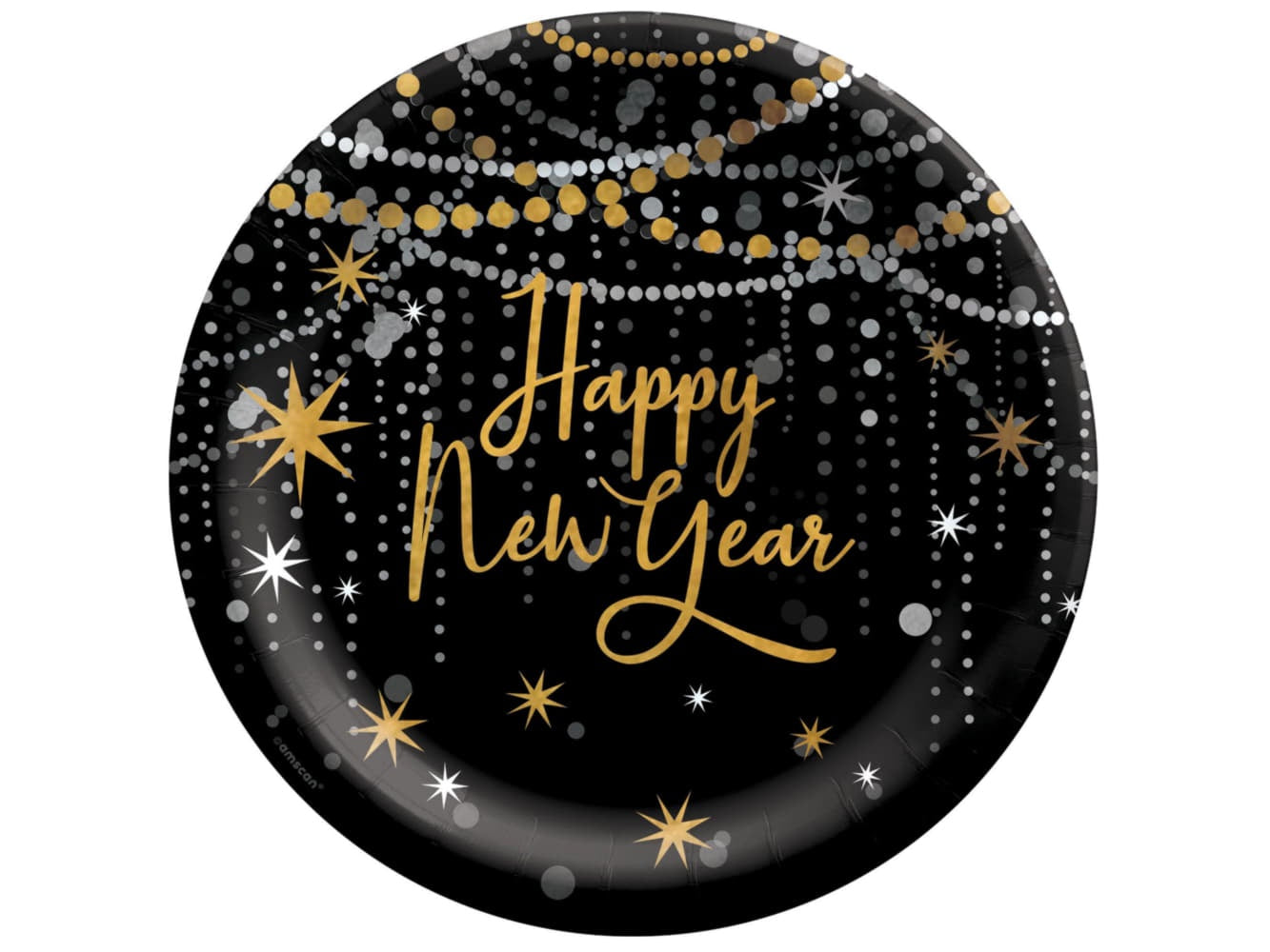 Midnight Hour 10In Round Plates-20Ct