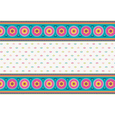 Boho Fiesta Rectangular Plastic Table Cover