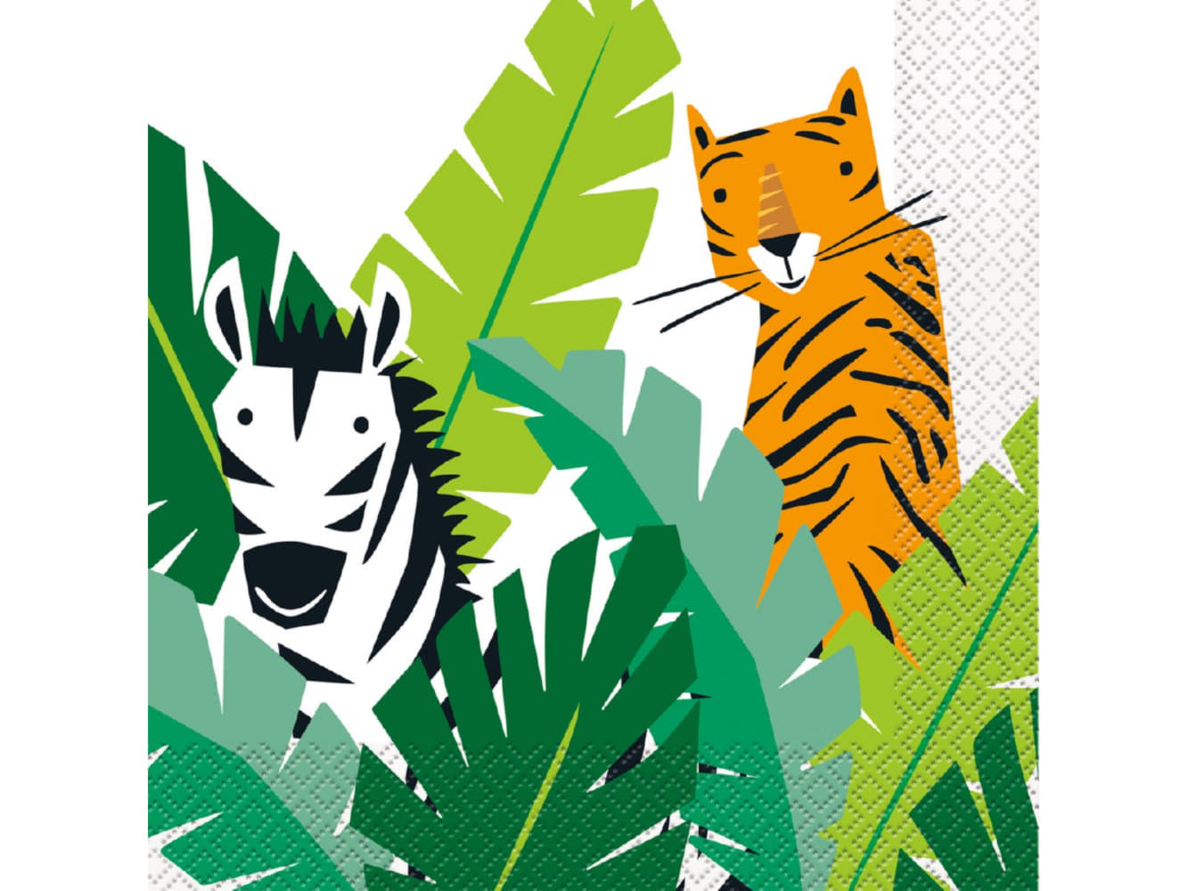 Animal Safari Lunch Napkins 16 Pack