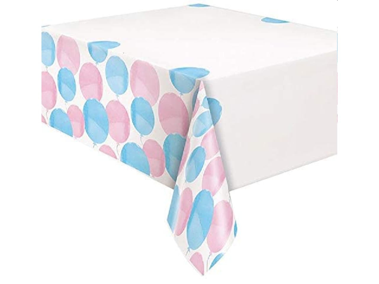 Gender Reveal Plastic Tablecover, 54" X 84"