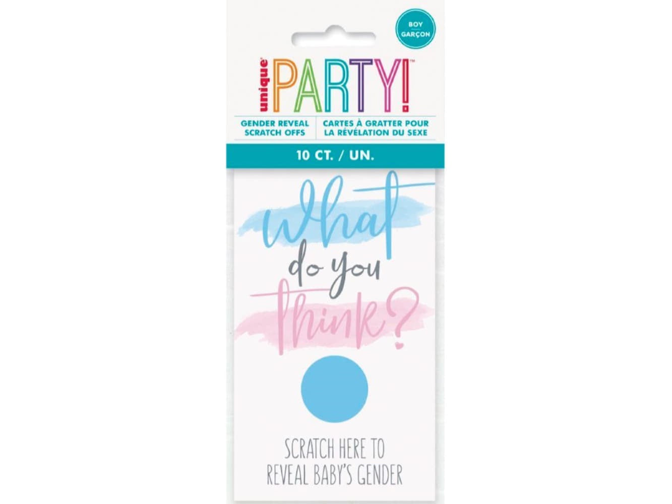 Gender Reveal Scratch Offs-Boy