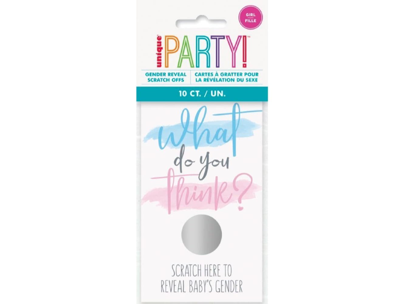 Gender Reveal Sratch Offs-Girl