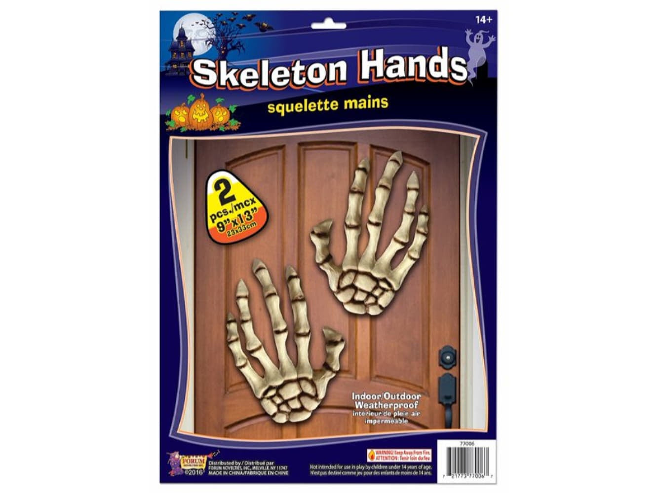 Skeleton Hands 2Pcs