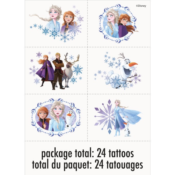 Frozen 2 Tattoos - 24Ct