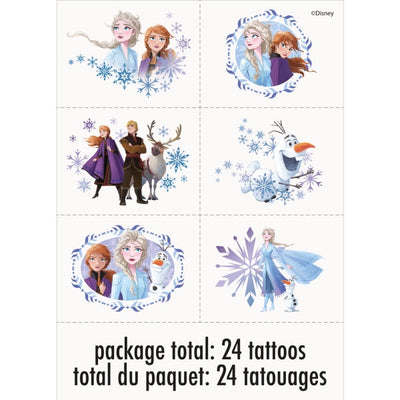 Frozen 2 Tattoos - 24Ct