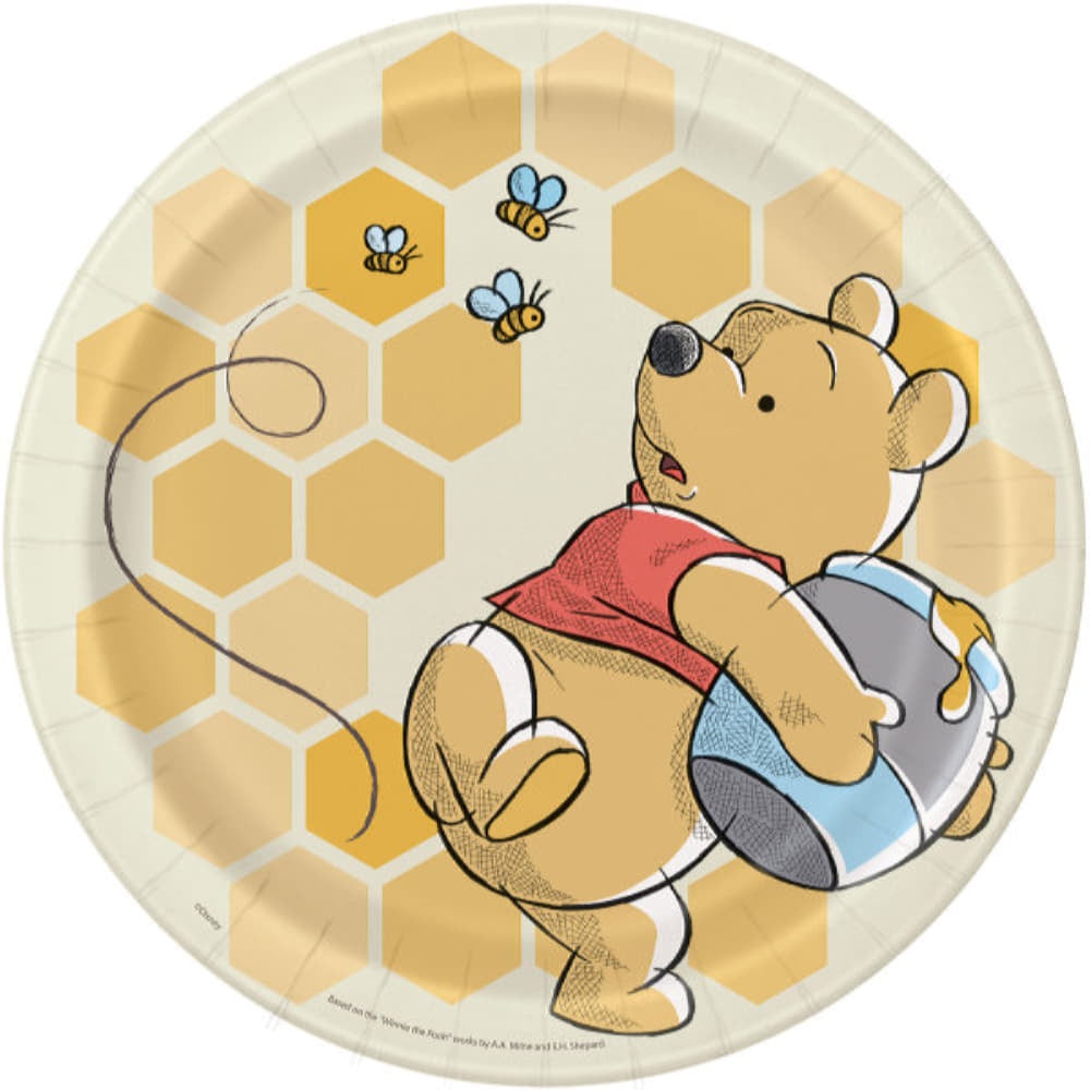 Winnie The Pooh Round 9" Dinner Plates