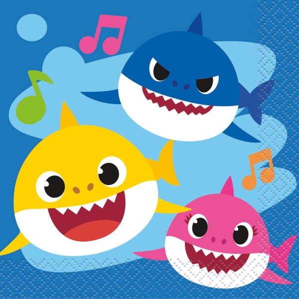 Baby Shark Beverage Napkins