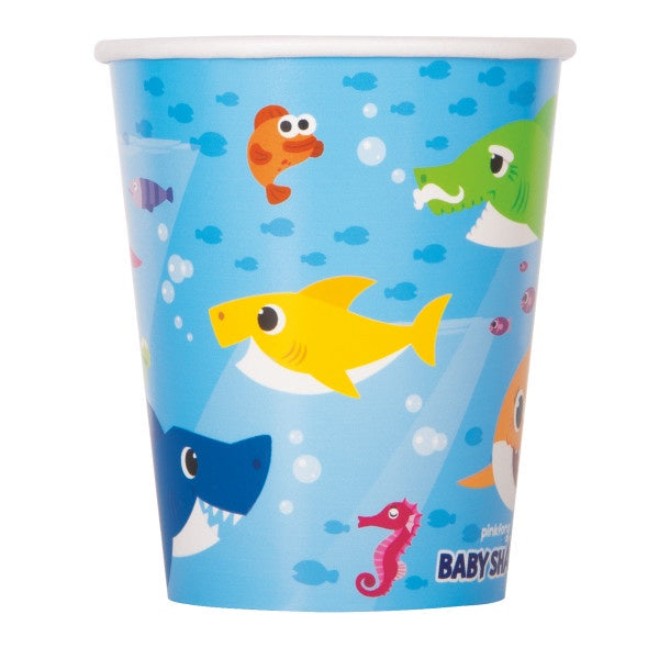 Baby Shark 9 Oz Paper Cups,8/Pk